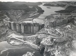  Vue d'ensemble de la centrale Jean-Lesage le 5 novembre 1964