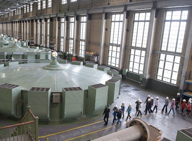Visite de la centrale de Beauharnois